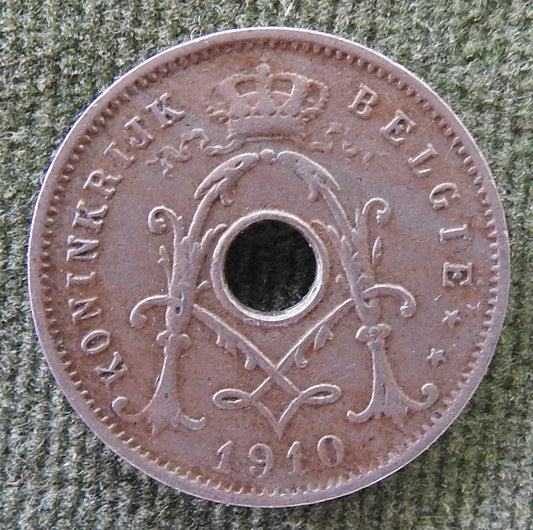 Belgium 1910 5 Centime Coin