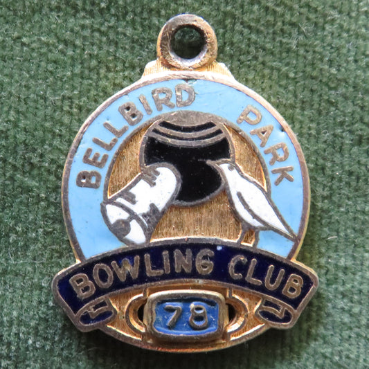 Belbird Park Bowling Club Membership Badge #271 With 1978 Tag