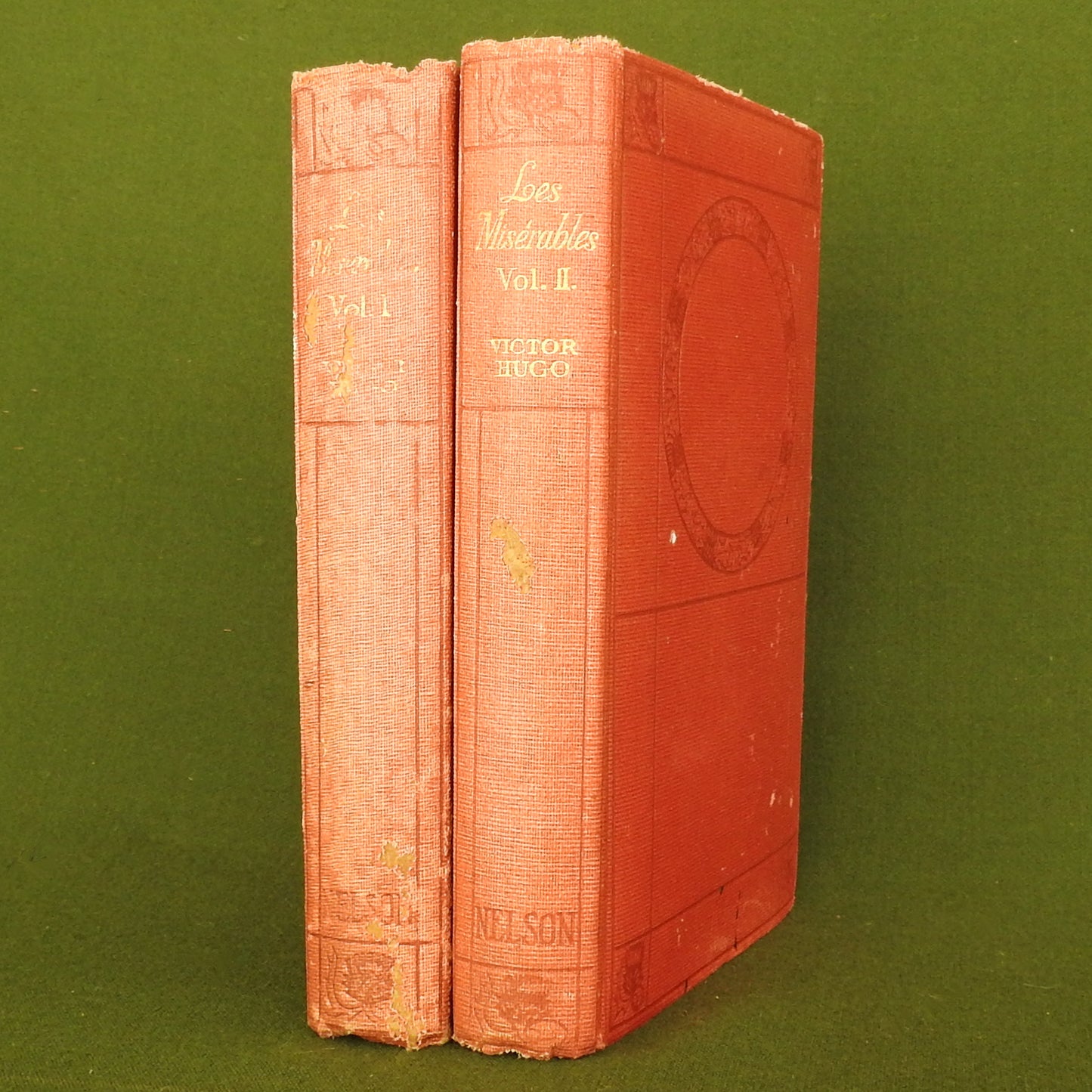 Les Miserables in 2 volumes Victor Hugo book