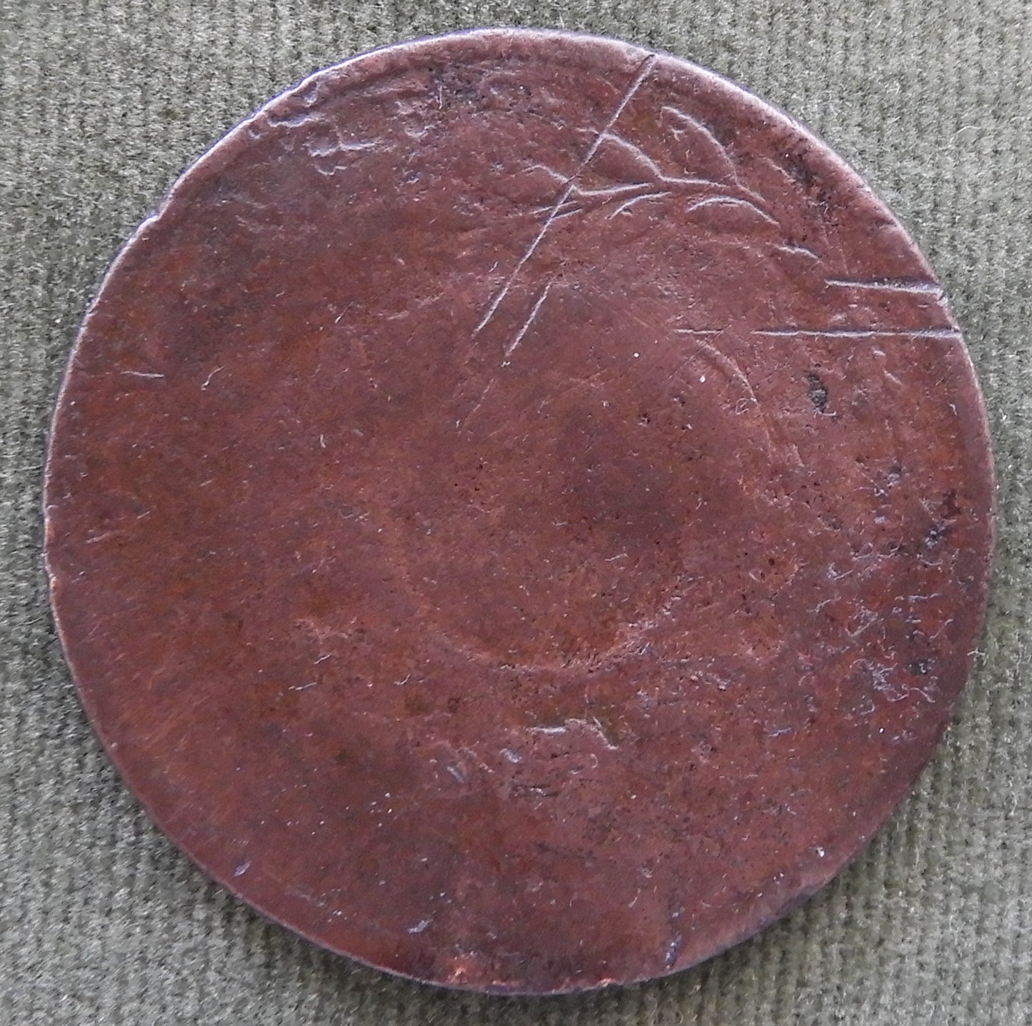 Brazil 1826 - 1831 20 Reis Coin Emperor Peter II - Heavily Worn