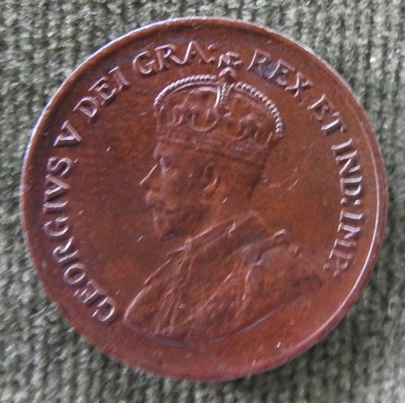 Canada 1929 1 Cent Coin King George V