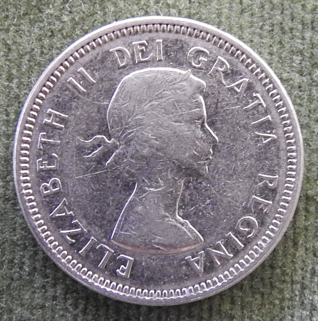 Canada 1963 5 Cent Coin Queen Elizabeth II North American Beaver
