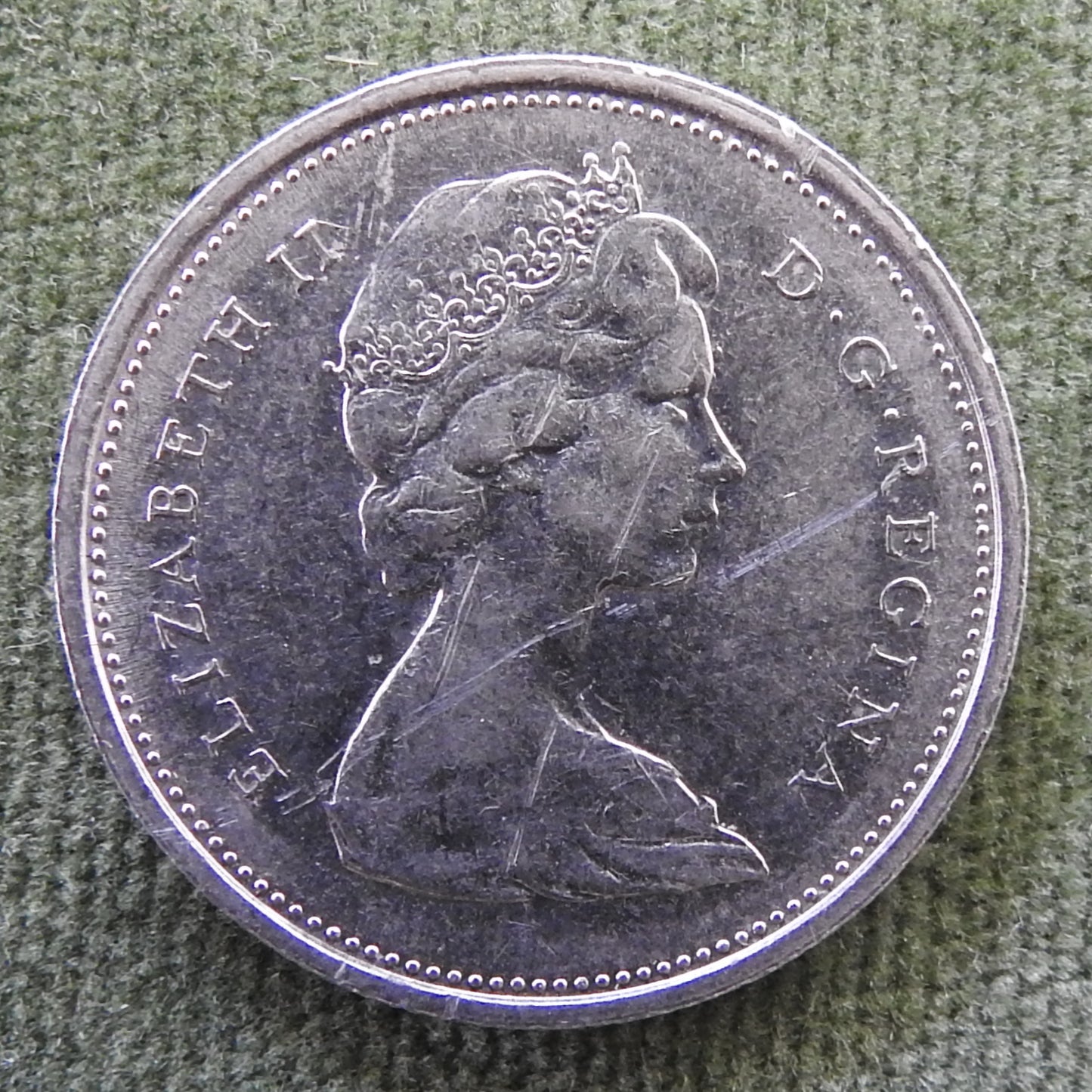 Canada 1972 25 Cent Queen Elizabeth II Coin