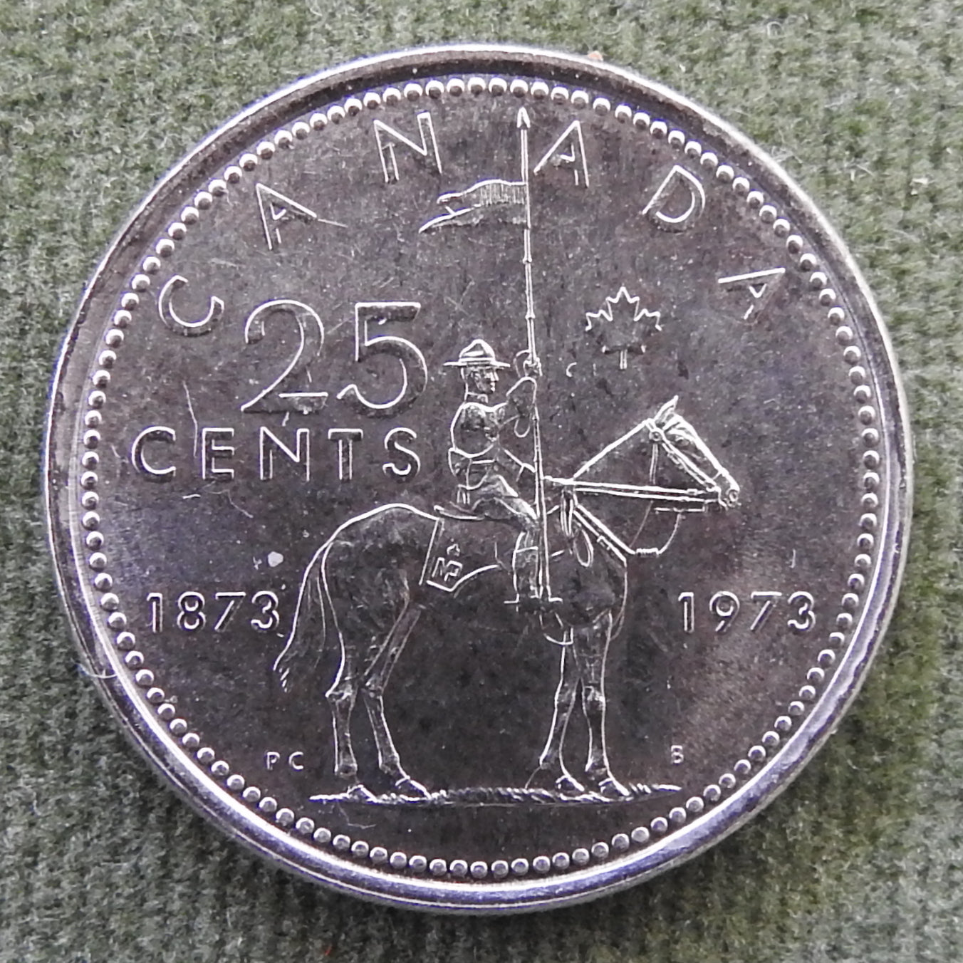 Canada 1973 25 Cent Queen Elizabeth II Coin