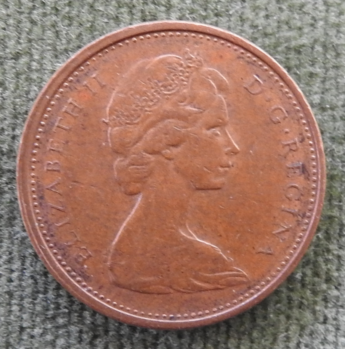 Canada 1974 1 Cent Coin Queen Elizabeth II Maple Twig