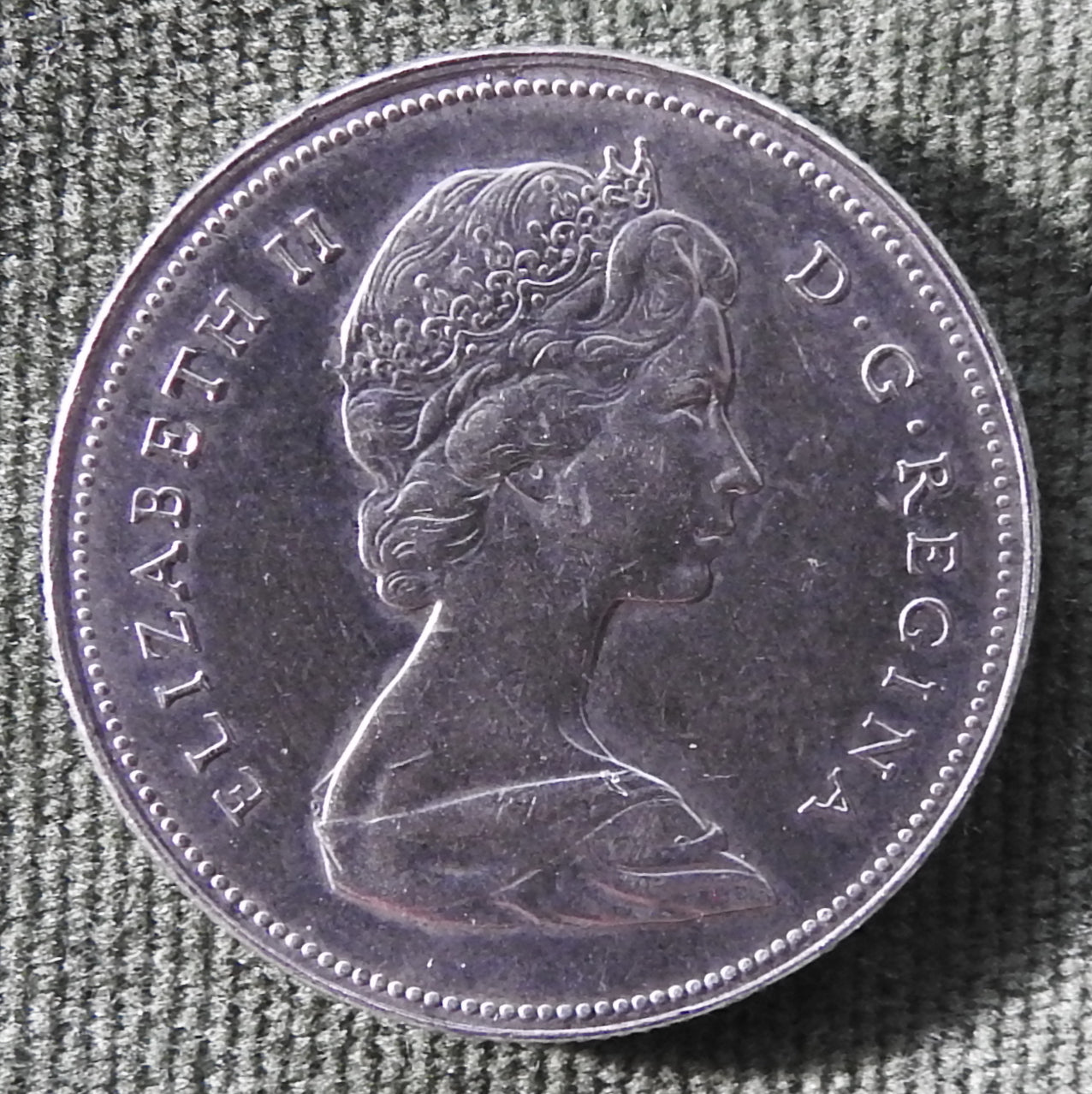 Canada 1976 50 Cent Queen Elizabeth II Coin