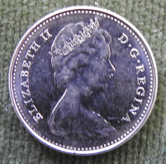 Canada 1978 10 Cent Coin Queen Elizabeth II Bluenose Under Sail