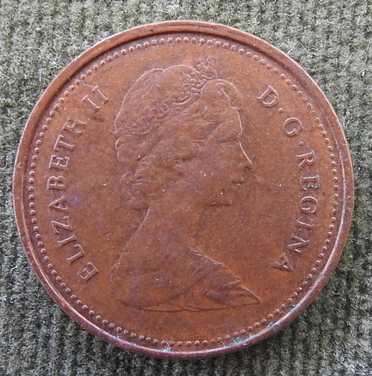 Canada 1980 1 Cent Queen Elizabeth II Coin