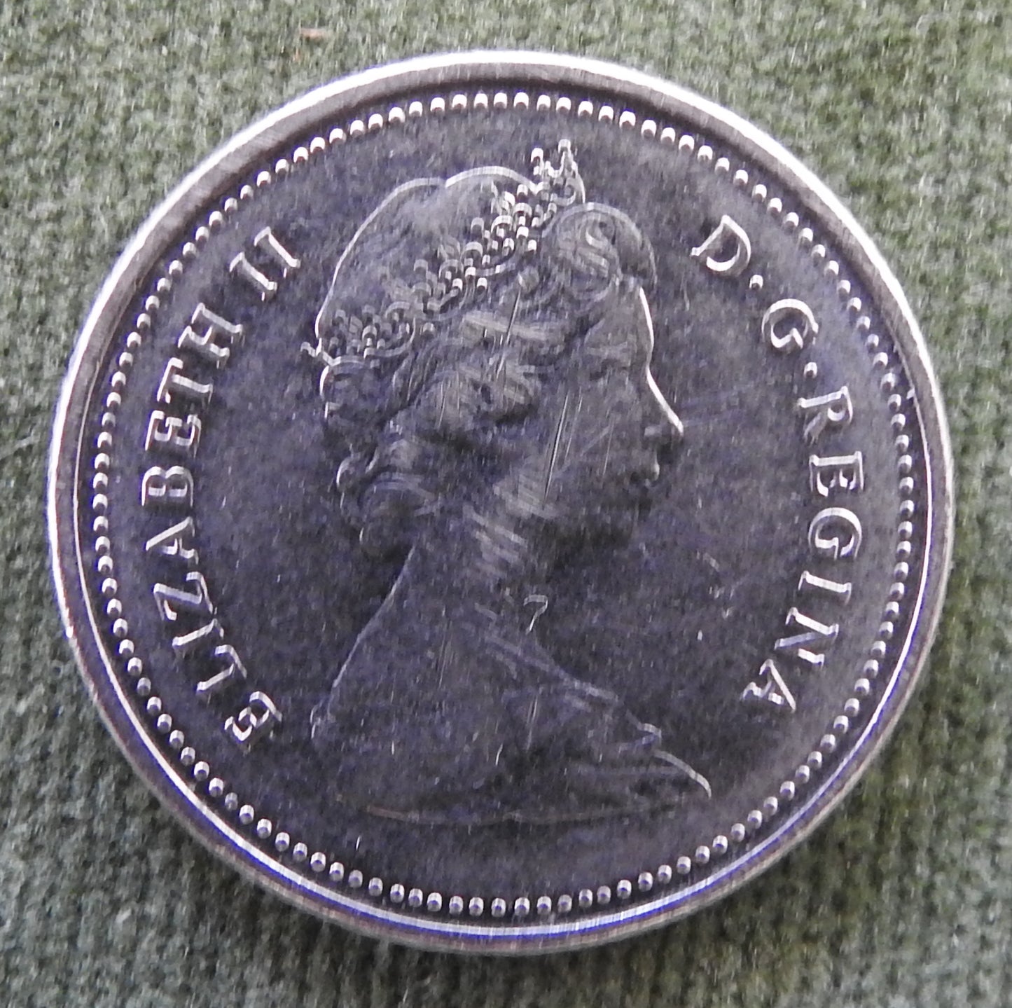 Canada 1982 25 Cent Queen Elizabeth II Coin