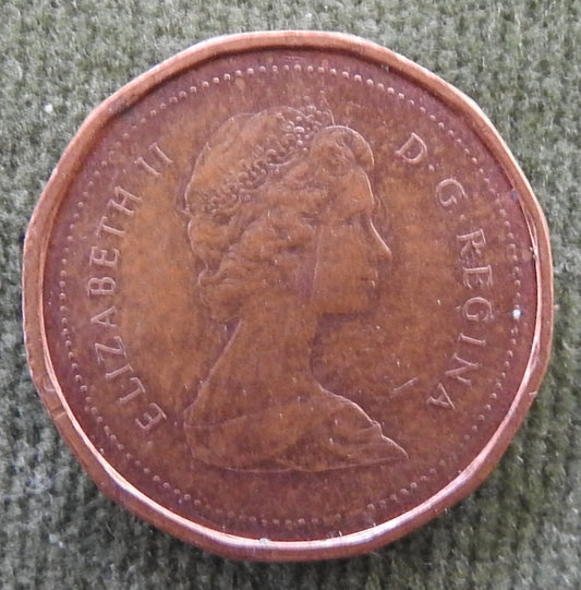 Canada 1983 1 Cent Queen Elizabeth II Coin
