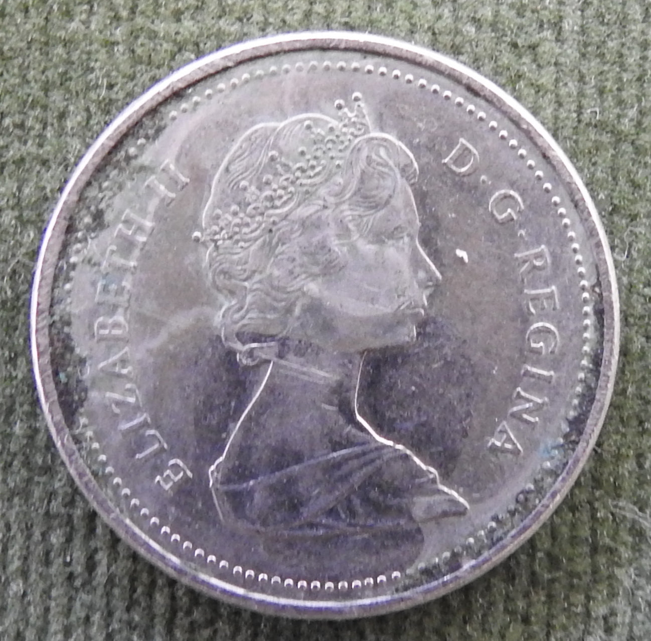Canada 1989 5 Cent Coin Queen Elizabeth II North American Beaver