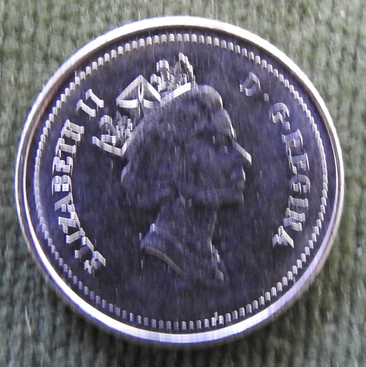 Canada 1990 10 Cent Bluenose Under Sail Queen Elizabeth II Coin