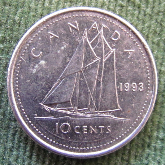 Canada 1993 10 Cent Queen Elizabeth II Coin - Circulated