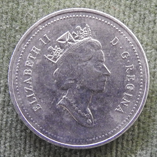 Canada 1994 5 Cent Coin Queen Elizabeth II North American Beaver