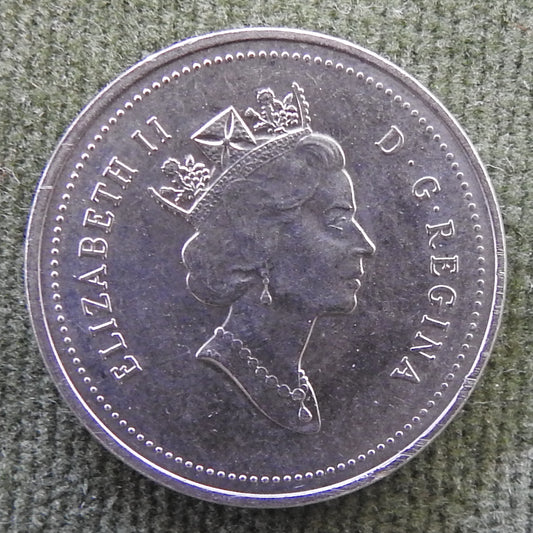 Canada 1995 5 Cent Coin Queen Elizabeth II North American Beaver