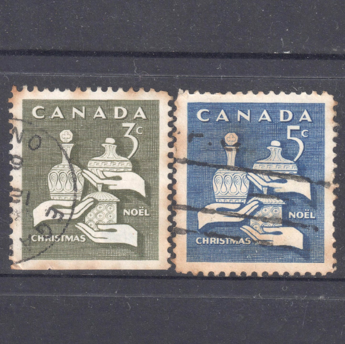 Canada 1965 Christmas Stamp Set - Perf:12