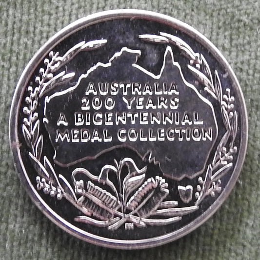 Australian Bicentennial Medal Collection Captain James Cook Token