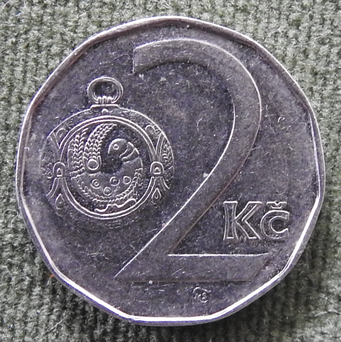 Ceska Czech Republic 1995 2 Koruna Coin