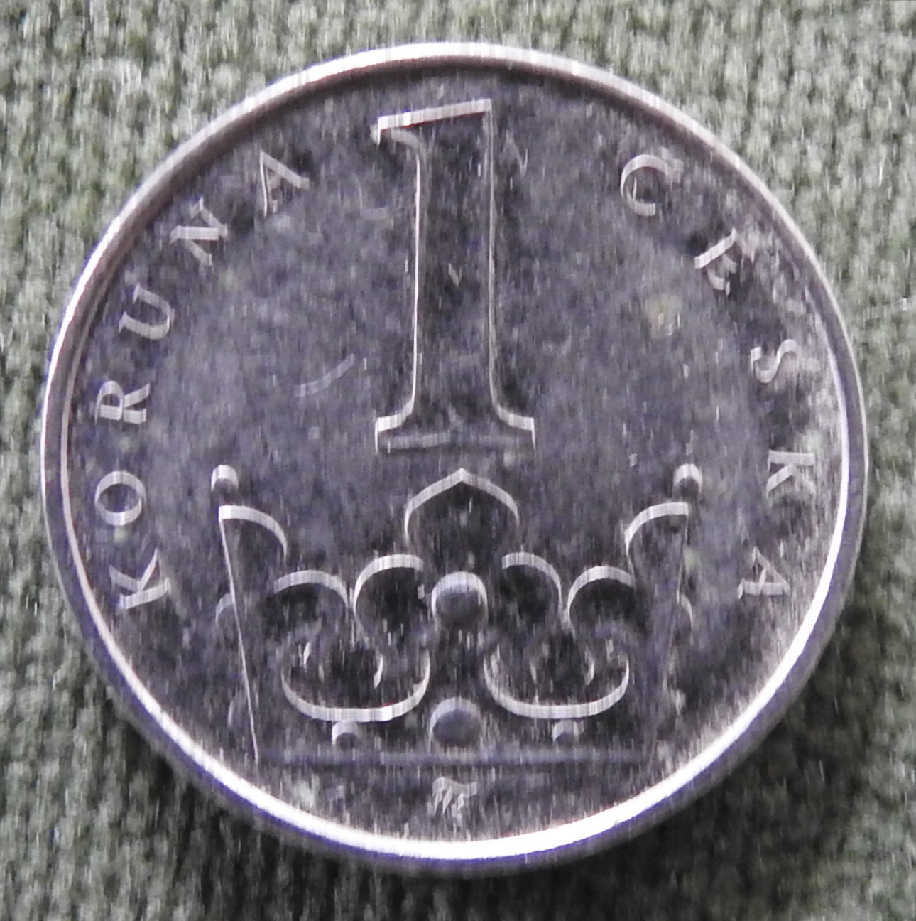 Ceska Czech Republic 2002 1 Koruna Coin