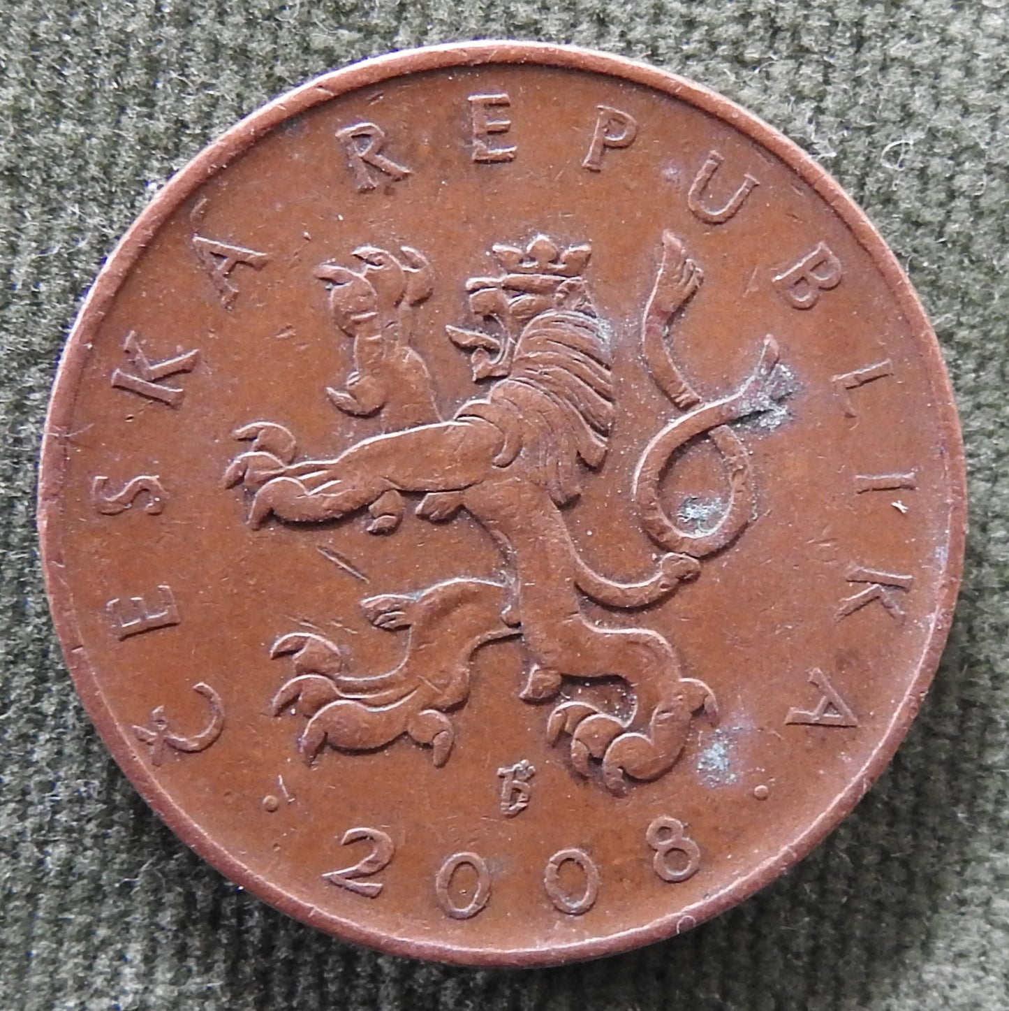 Ceska Czech Republic 2008 10 Koruna Coin