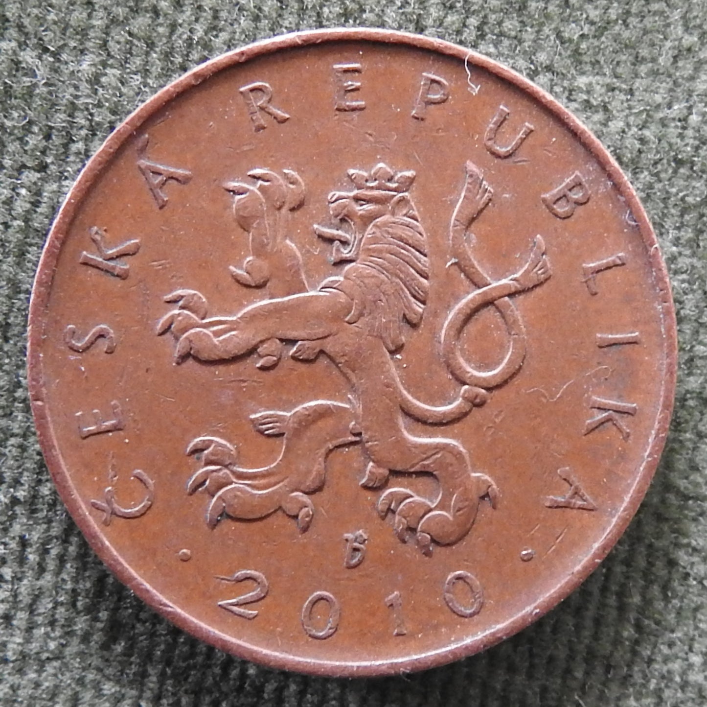 Ceska Czech Republic 2010 10 Koruna Coin