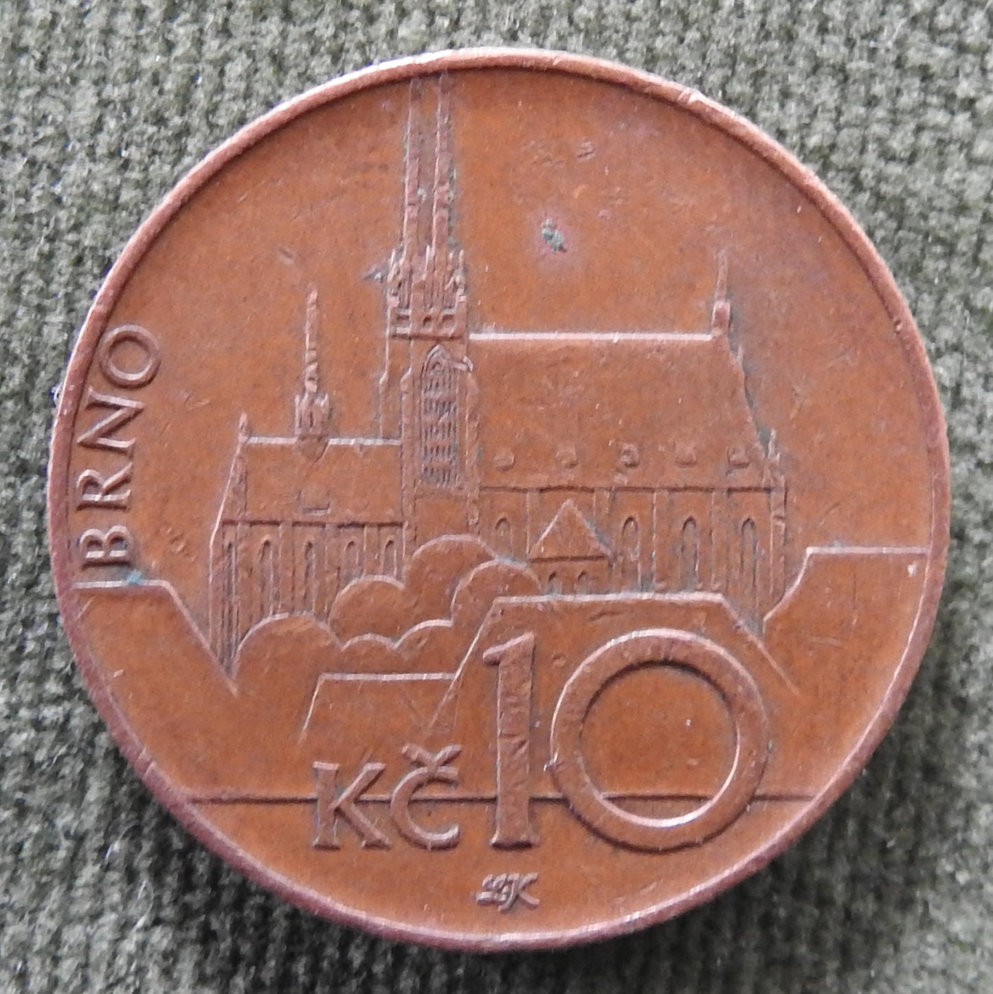 Ceska Czech Republic 2010 10 Koruna Coin