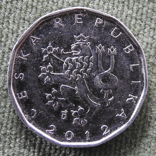 Ceska Czech Republic 2012 2 Koruna Coin