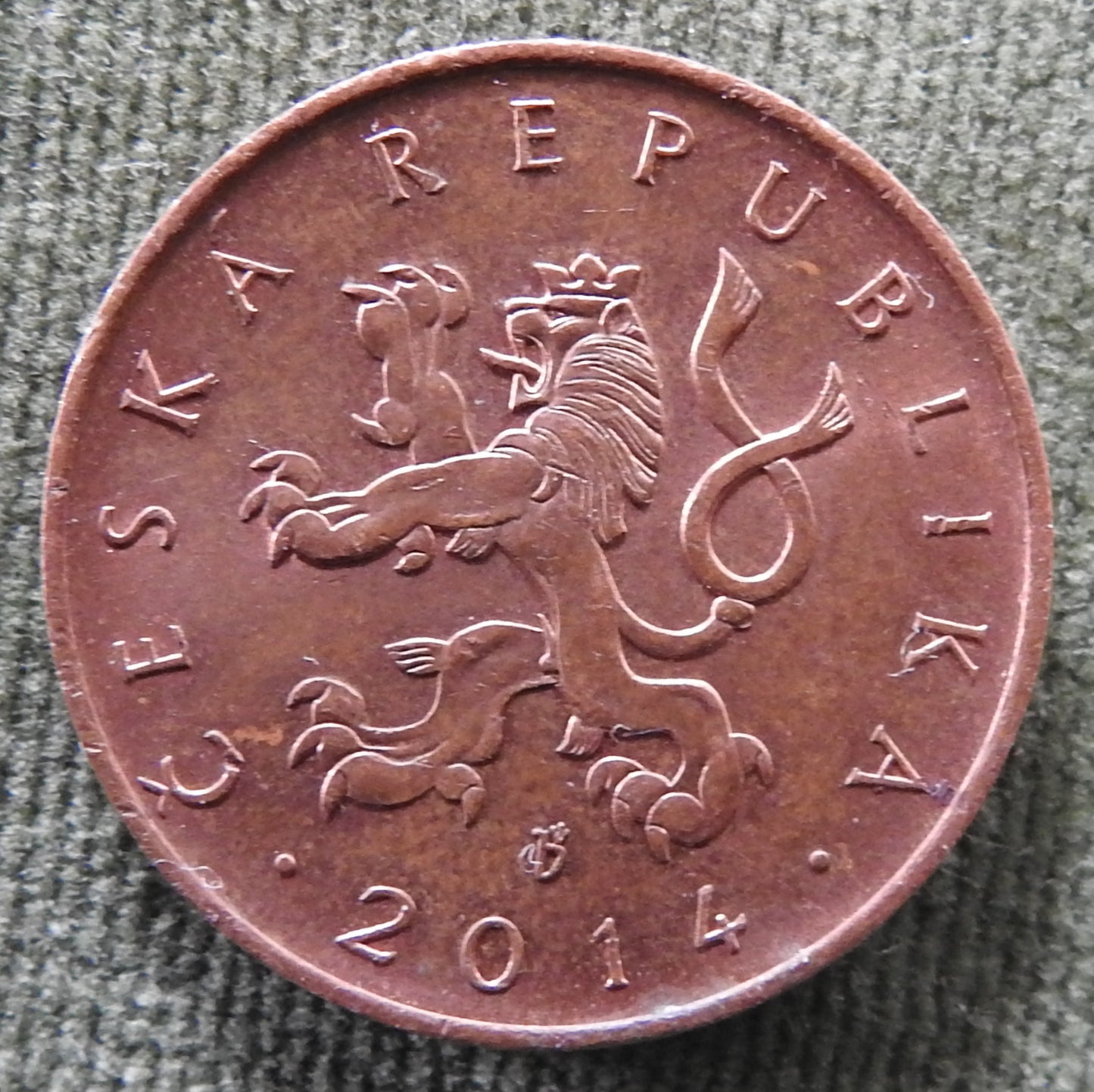 Ceska Czech Republic 2014 10 Koruna Coin