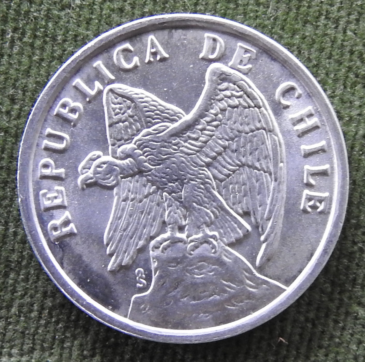Chile 1975 1 Centavo Andean Condor Coin