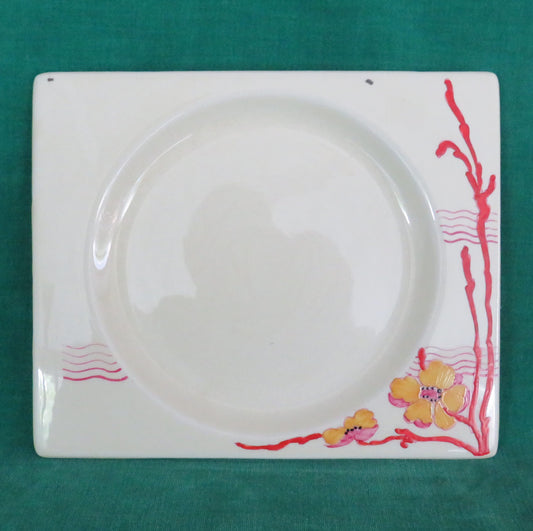 Clarice Cliff 1930s The Biarritz Royal Staffordshire Bizzare Side Plate Printed Backstamp