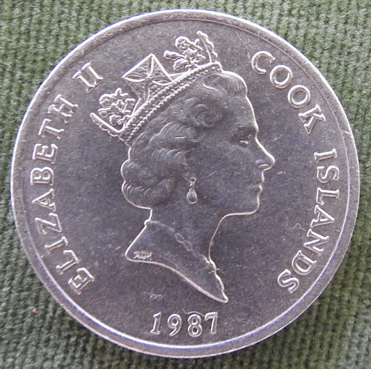 Australian Cook Islands 1987 20 Cent Coin