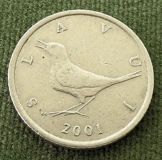 Croatia 2001 1 Kuna Coin Nightingale