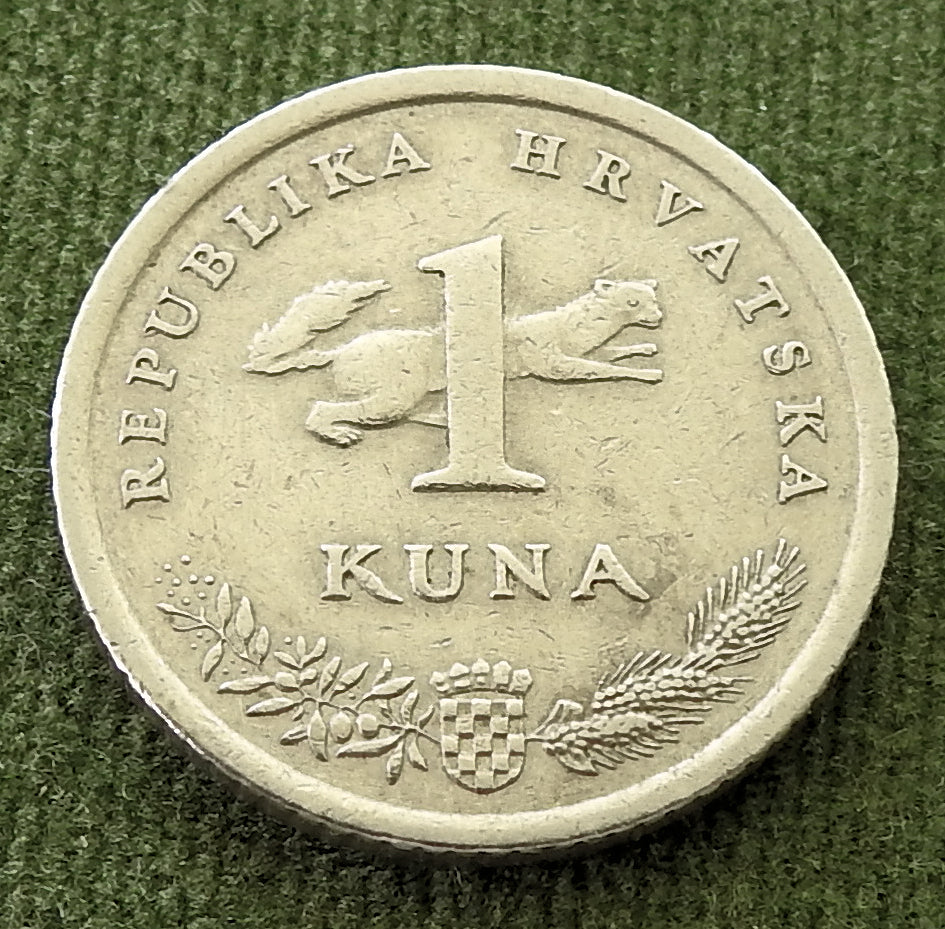 Croatia 2001 1 Kuna Coin Nightingale