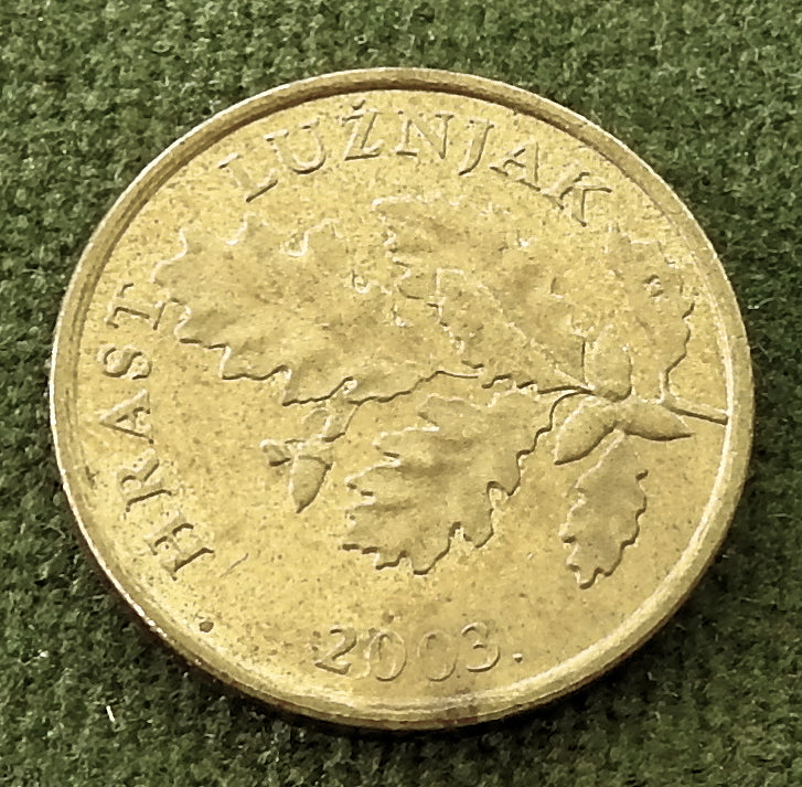 Croatia 2003 5 Lipa Coin Red Oak