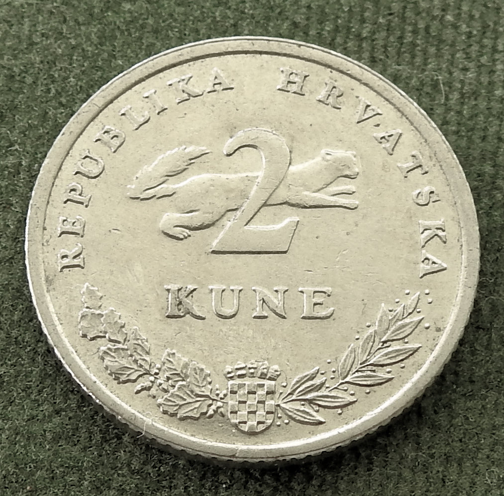 Croatia 2007 2 Kuna Coin Tuna