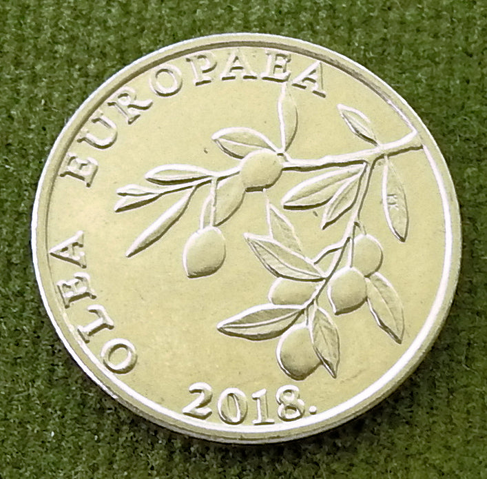 Croatia 2018 20 Lipa Coin Olive Branch