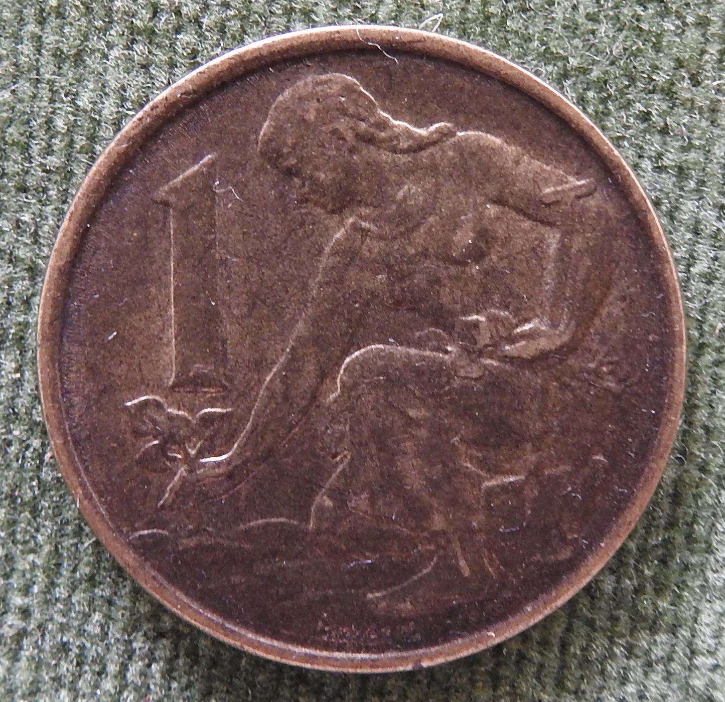 Ceska Czech Republic 1960 1 Koruna Coin