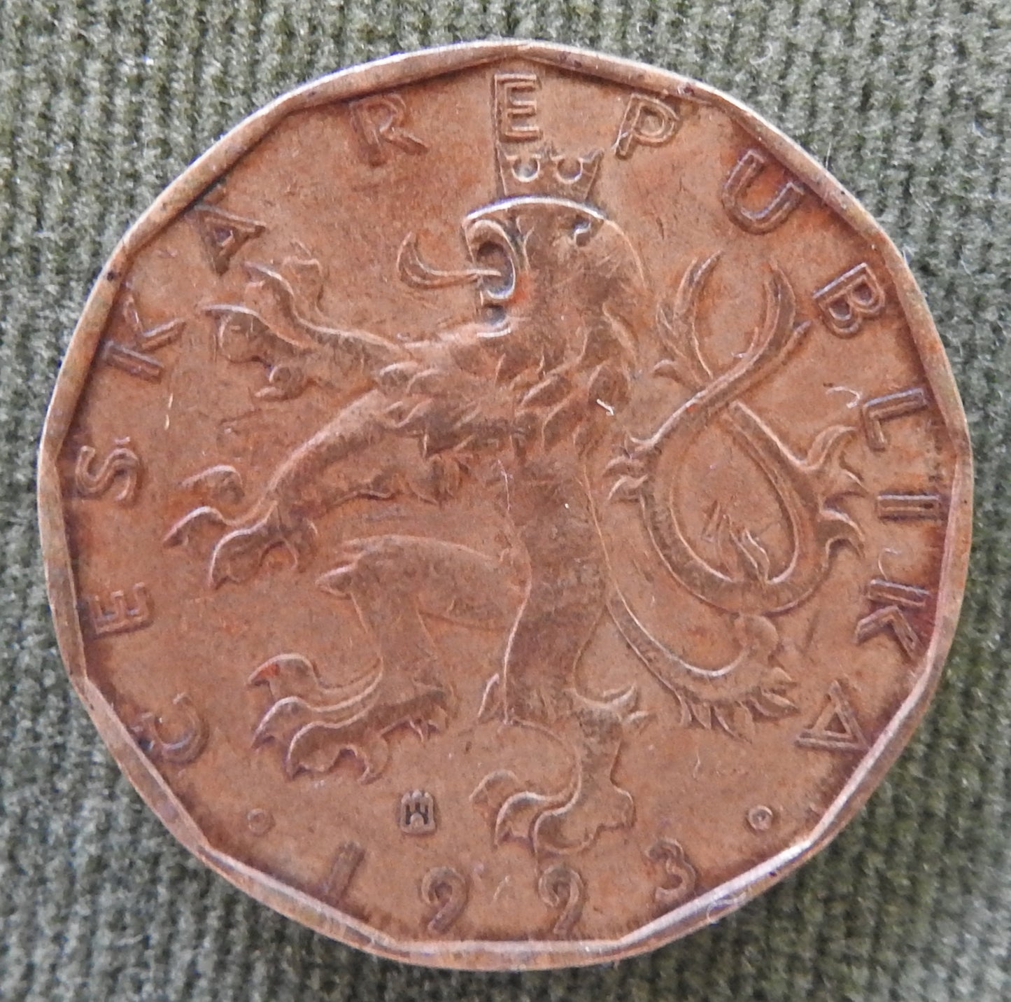 Ceska Czech Republic 1993 20 Koruna Coin - Circulated