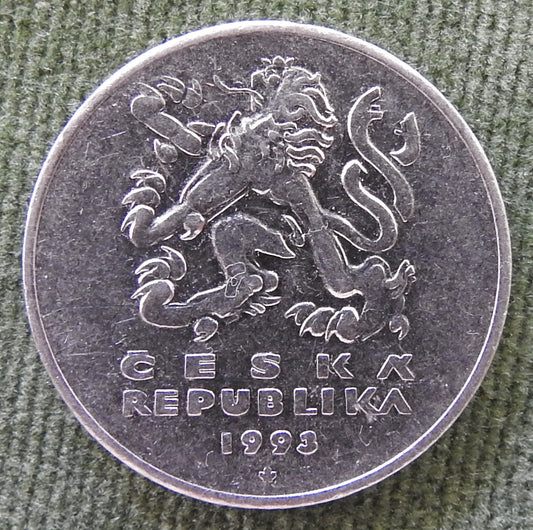 Ceska Czech Republic 1993 5 Koruna Coin - Circulated