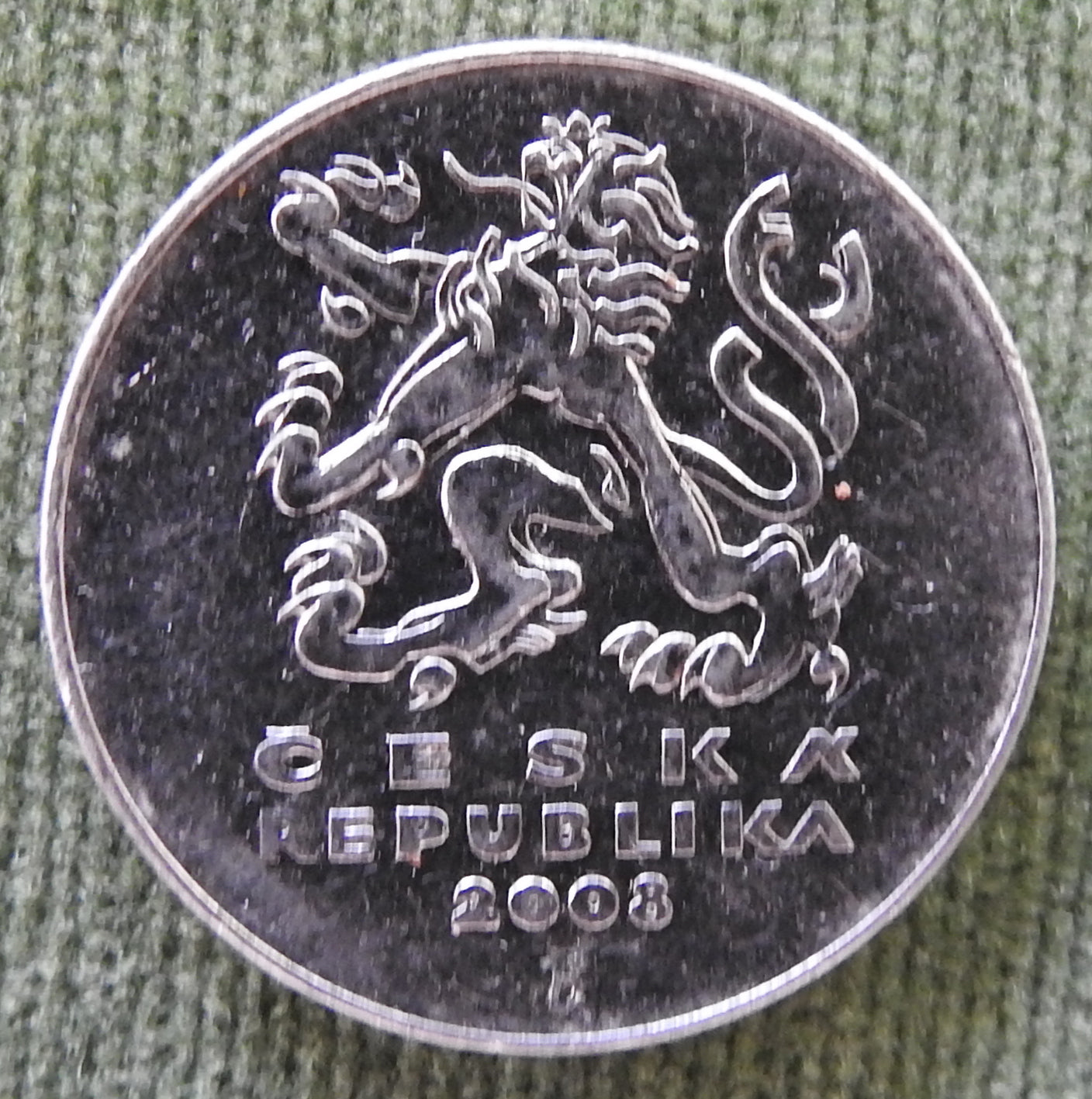 Ceska Czech Republic 2008 5 Koruna Coin - Circulated
