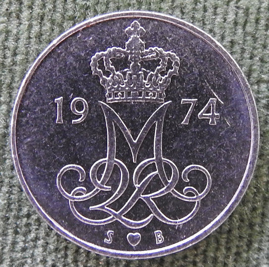 Denmark 1974 10 Ore Coin