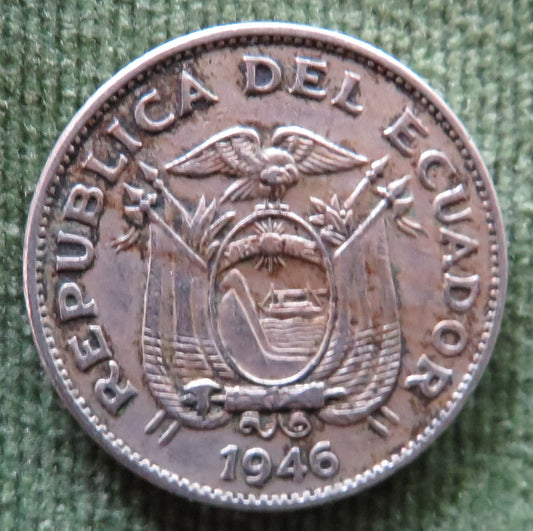 Ecuador 1946 20 Centavos Coin - VF