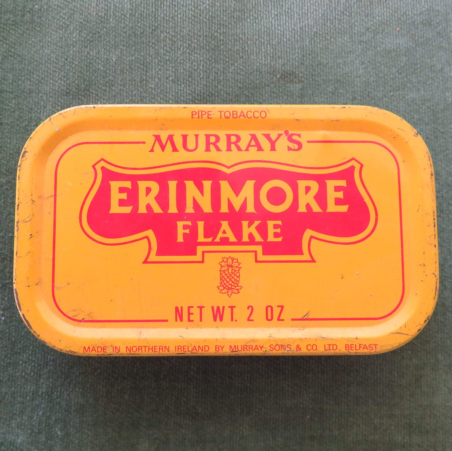 Murrays Erinmore Flake Pipe 2oz Tobaccoo Tin