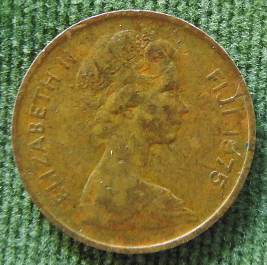 Fiji 1975 1 Cent Queen Elizabeth Coin