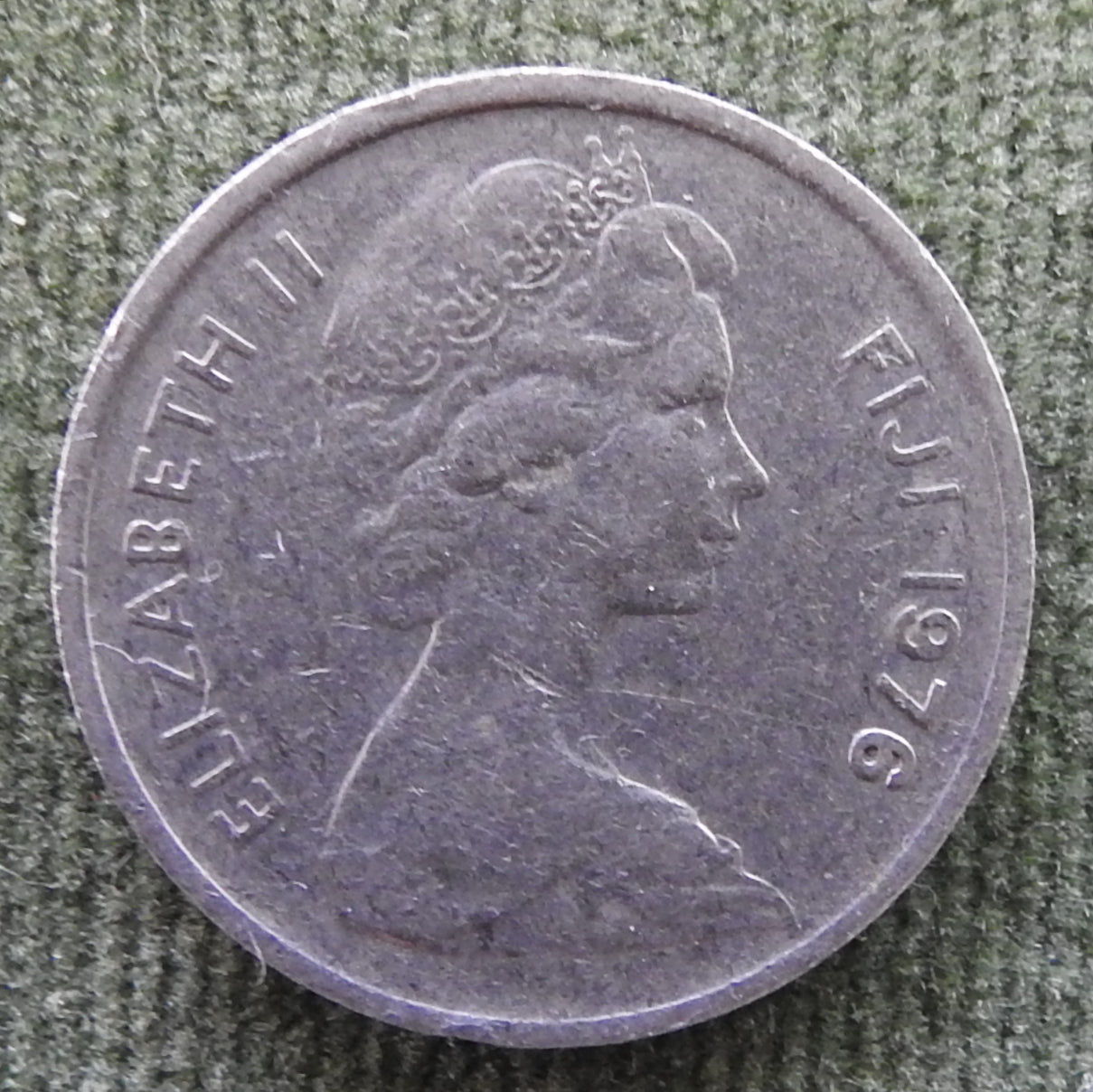 Fiji 1976 5 Cent Fijian Drum Coin