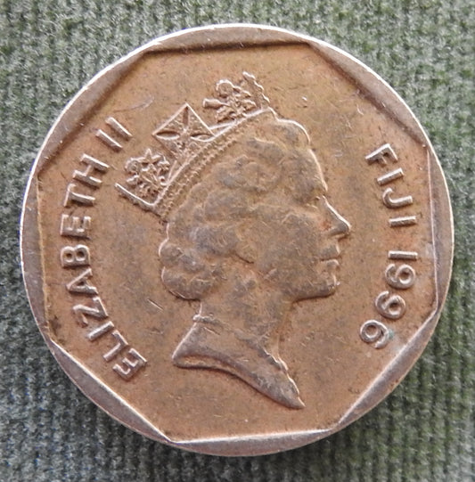Fiji 1996 1 Dollar Saqamoli Coin