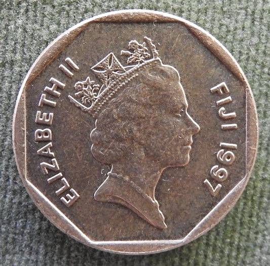 Fiji 1997 1 Dollar Saqamoli Coin
