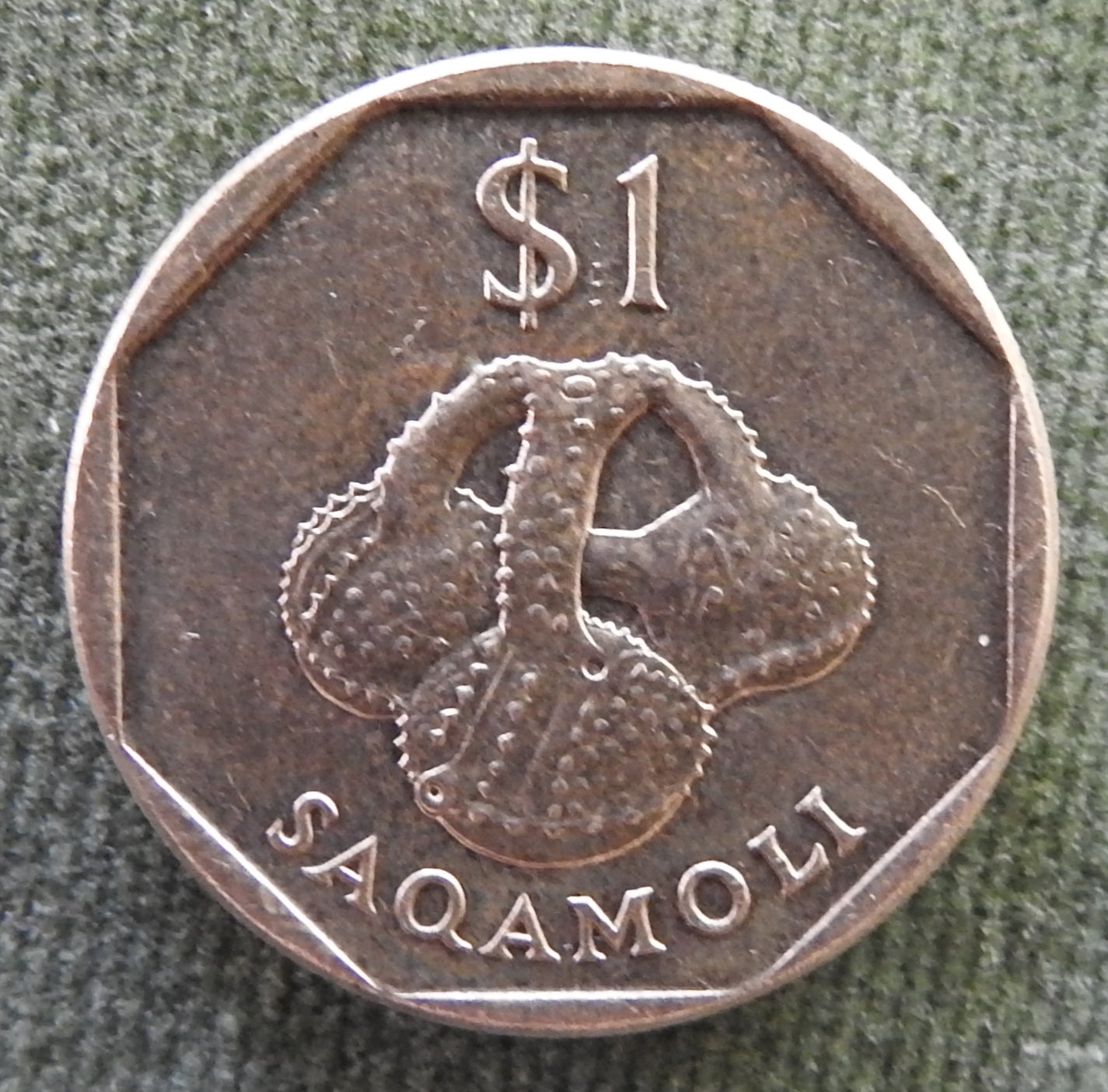Fiji 1997 1 Dollar Saqamoli Coin