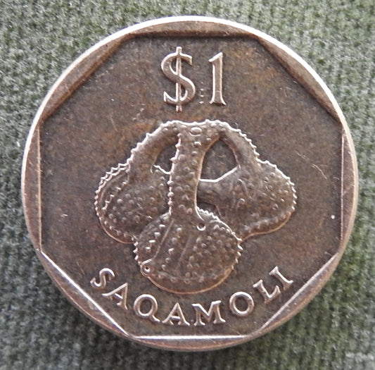 Fiji 1997 1 Dollar Saqamoli Coin