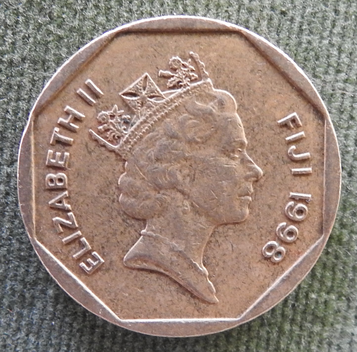 Fiji 1998 1 Dollar Saqamoli Coin